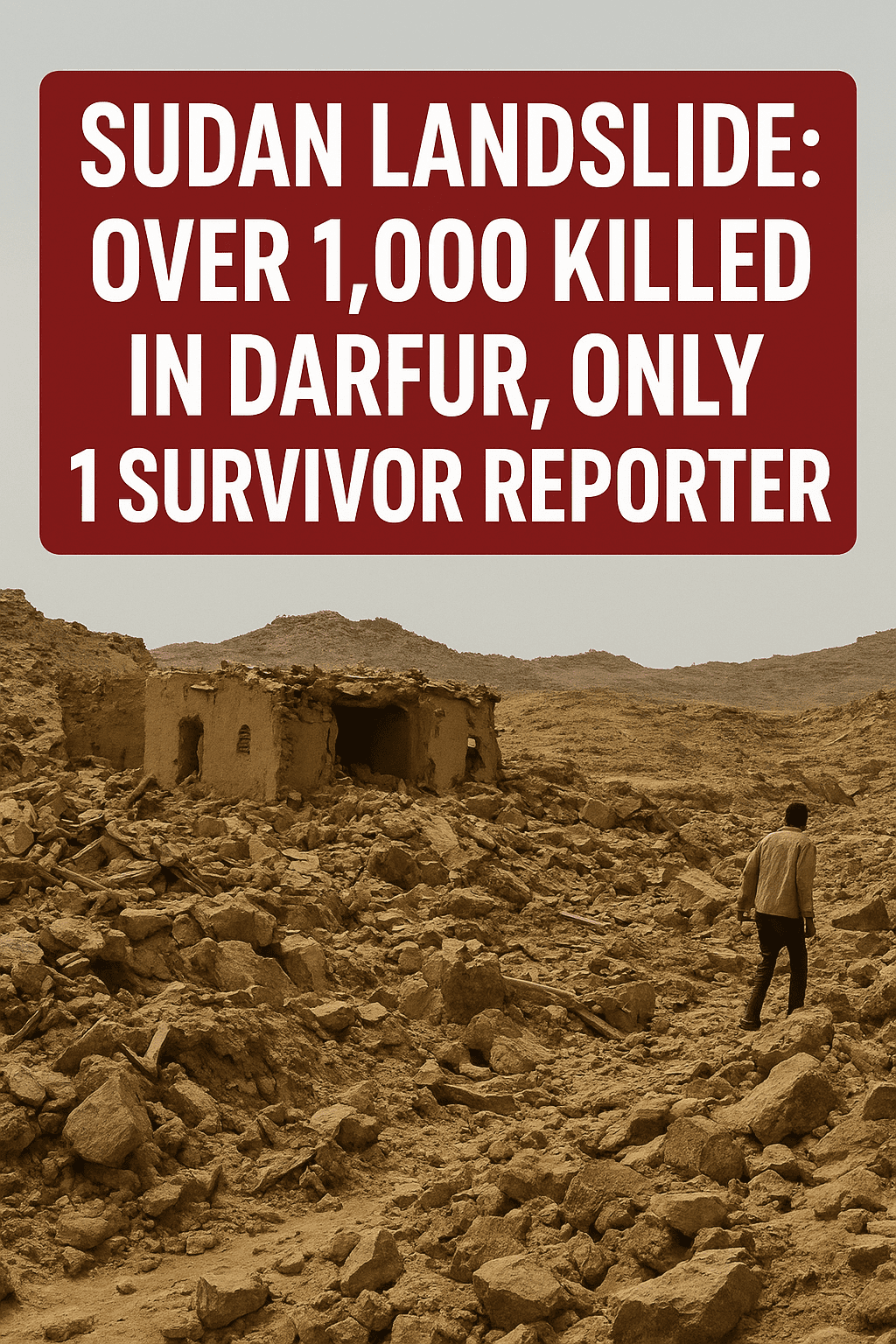 Sudan: Over 1,000 Killed in Darfur Landslide; Only 1 Survivor, Says Armed Group 1 Sudan: Over 1,000 Killed in Darfur Landslide; Only 1 Survivor, Says Armed Group