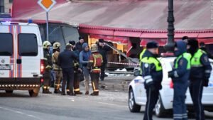 Russian authorities detain suspect over St. Petersburg cafe blast